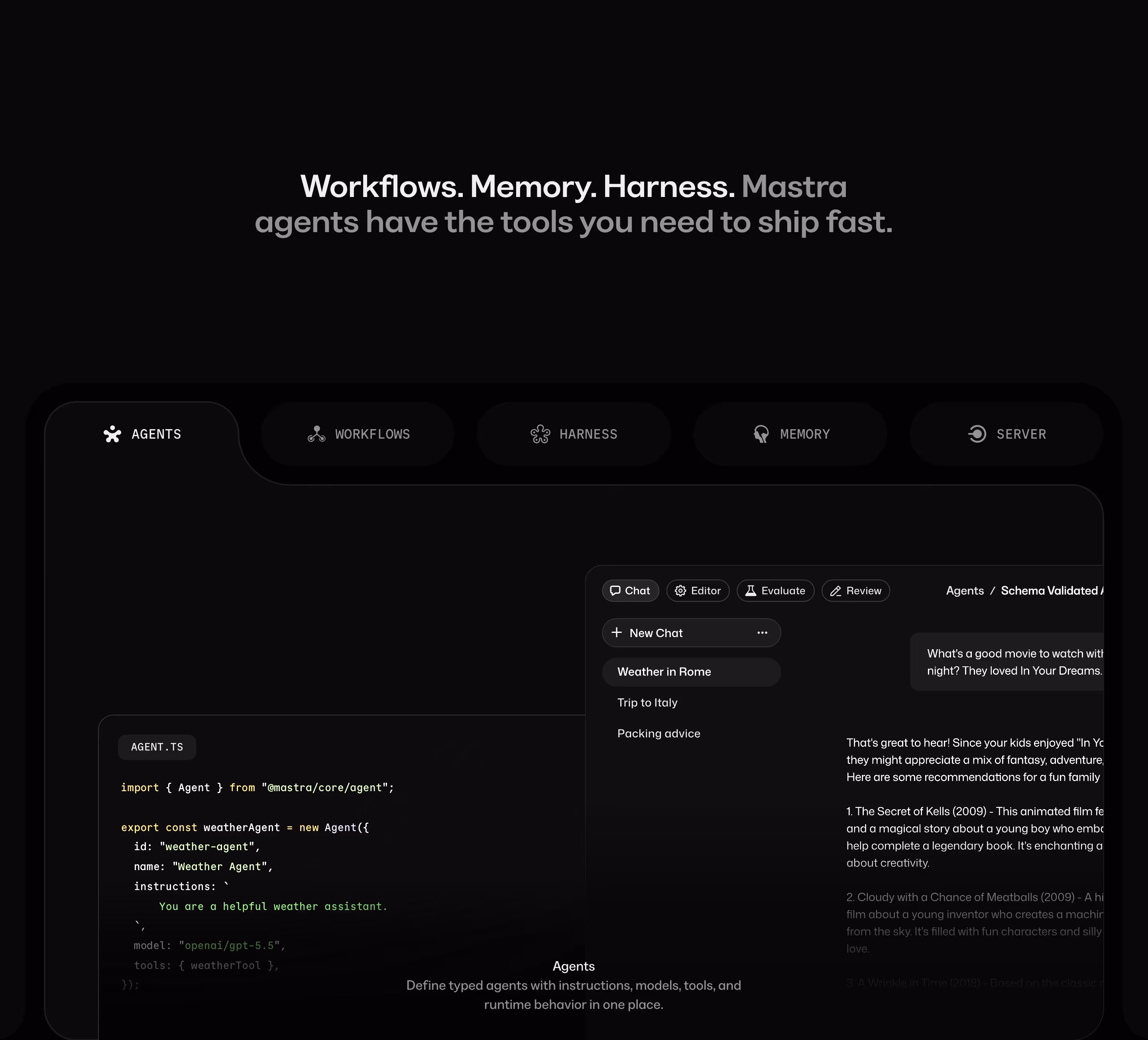Mastra feature design — Engineering & Infrastructure
