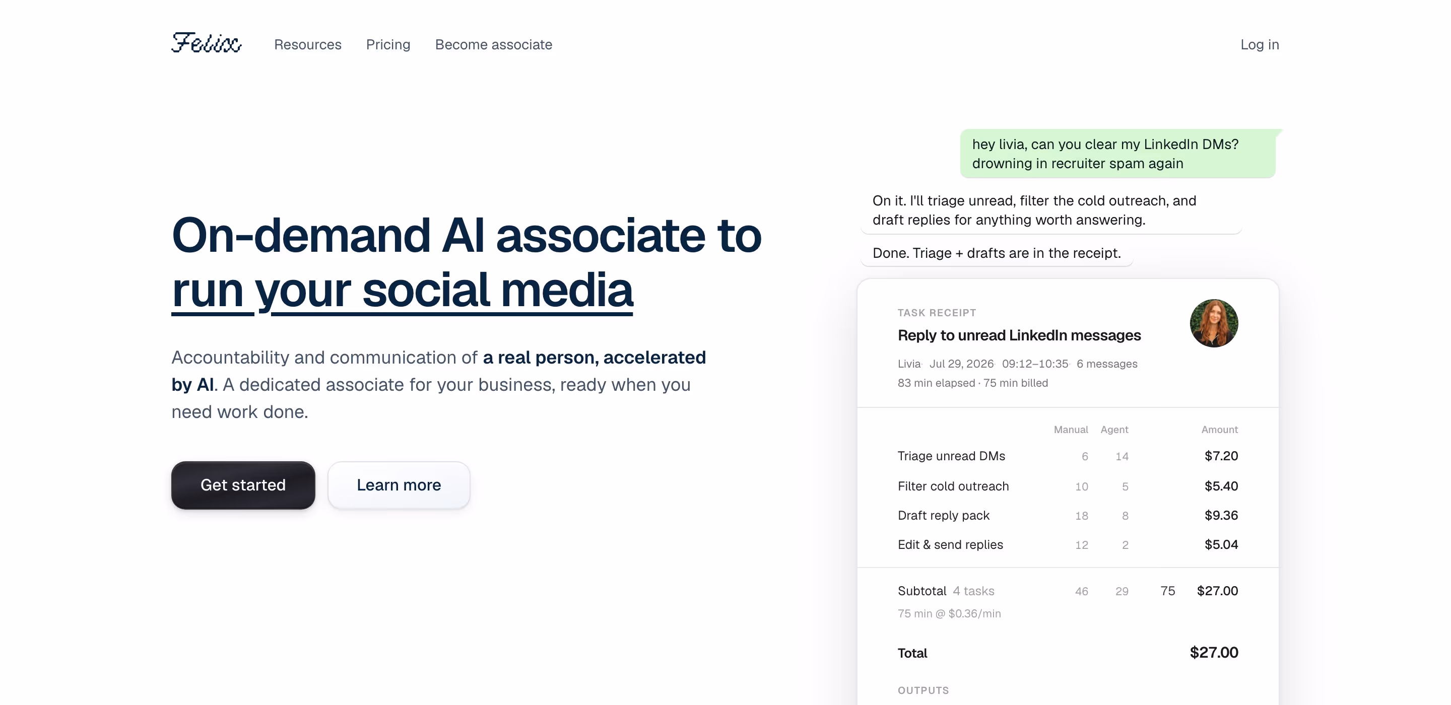 Felix footer design — Engineering & Infrastructure