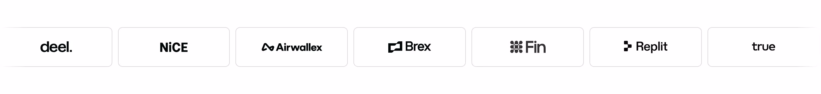 Metaview Logo clouds section design