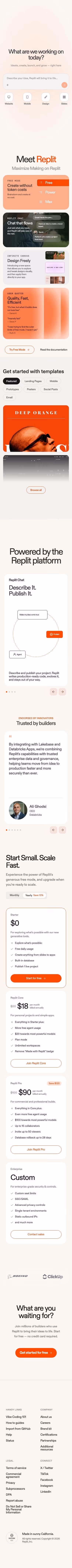 Replit mobile design — Engineering & Infrastructure