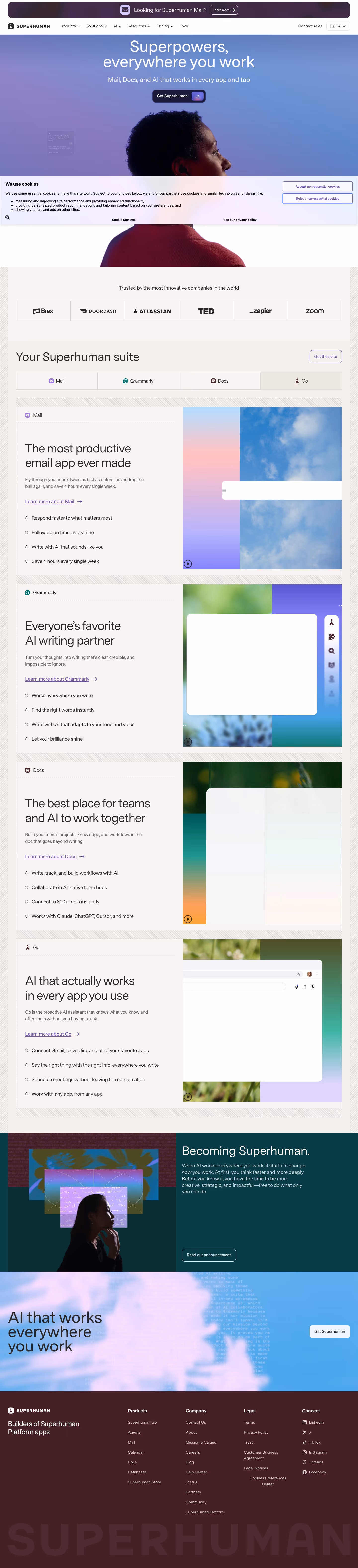 Superhuman full landing page screenshot (desktop)