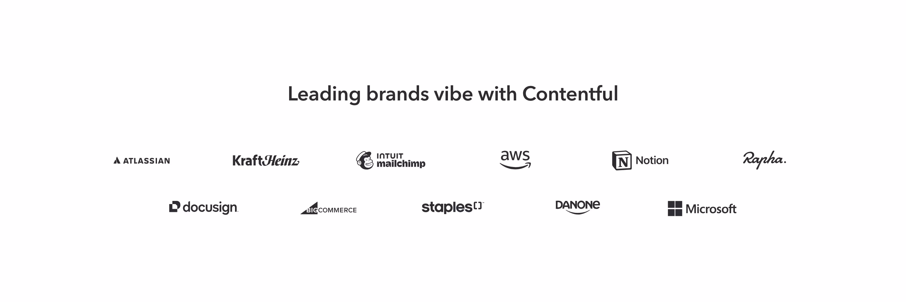 Contentful logo cloud design — Engineering & Infrastructure