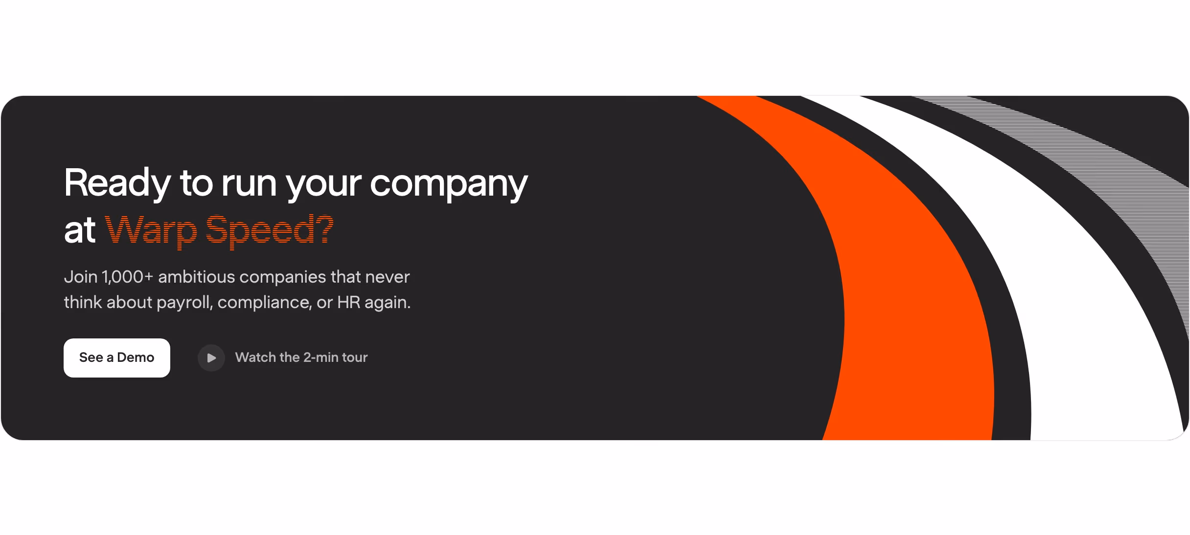 Warp cta design — People & Culture
