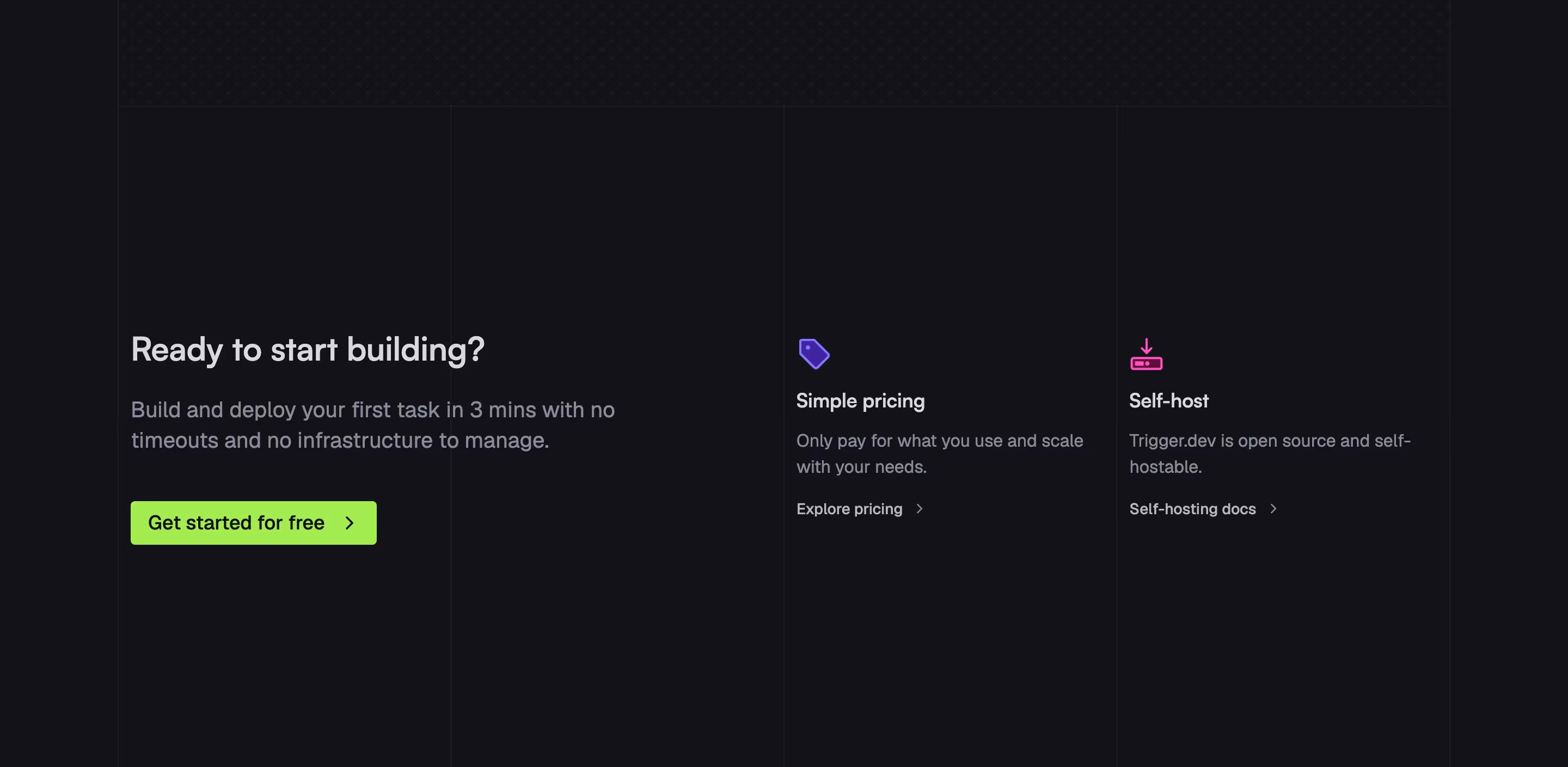 Trigger cta design — Engineering & Infrastructure
