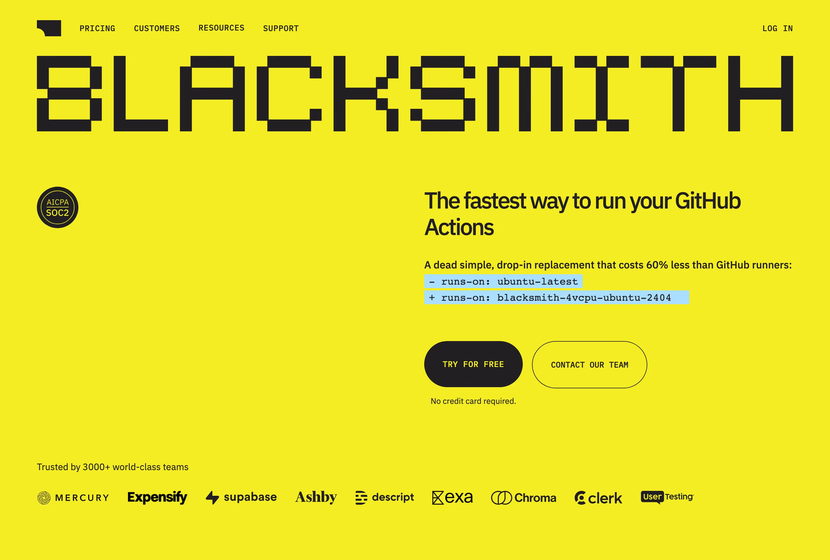 Blacksmith hero — Engineering & Infrastructure