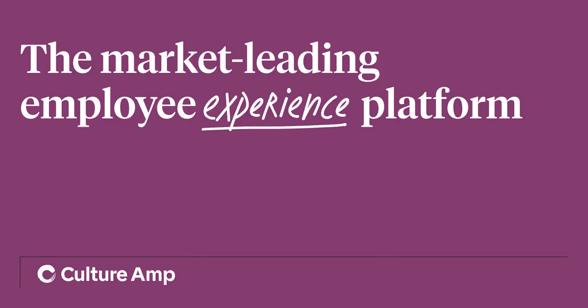 Cultureamp og image design — People & Culture