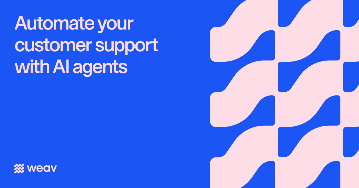 Weav og image design — Sales & Support