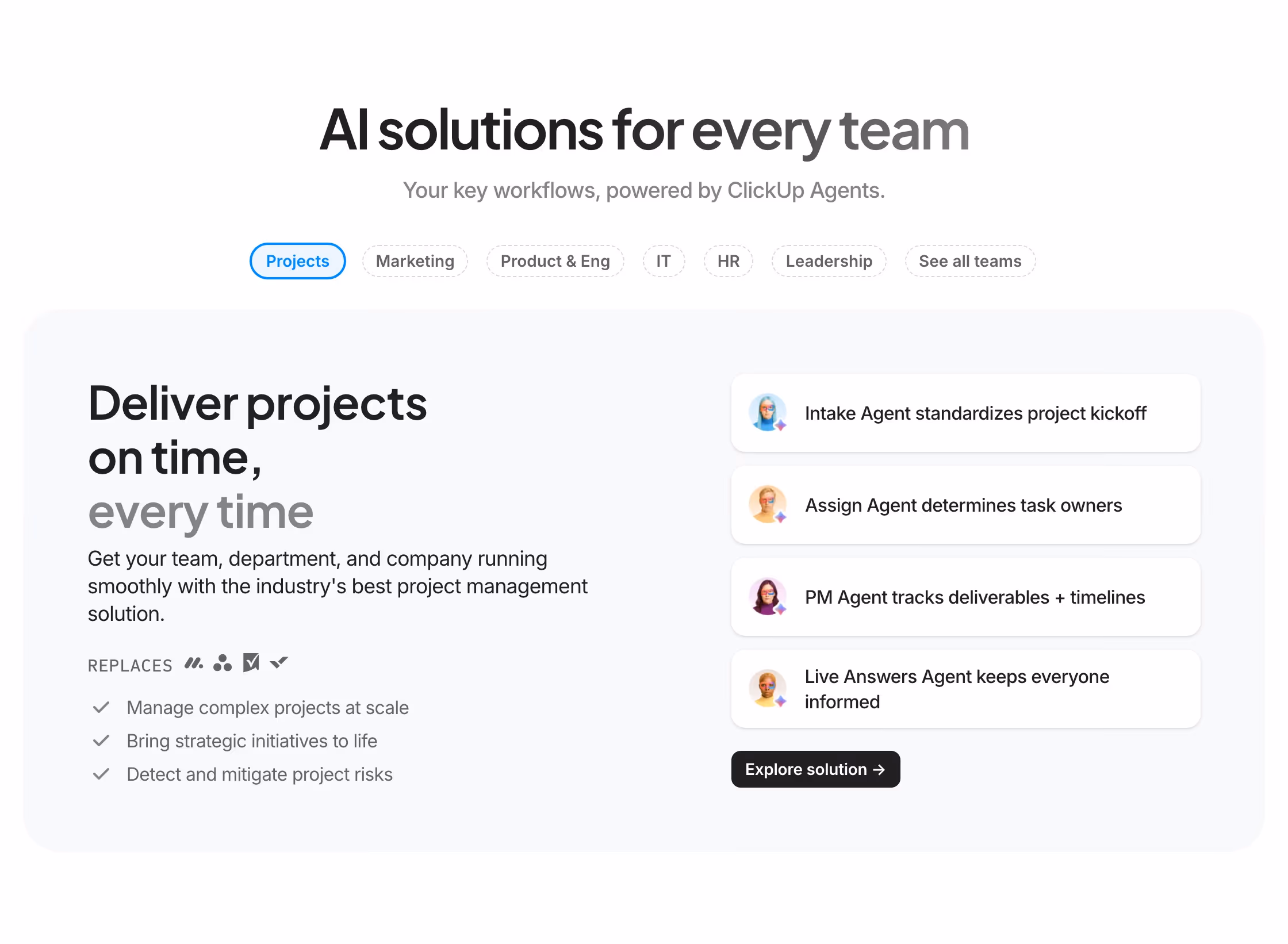 Clickup feature design — Productivity & Collaboration