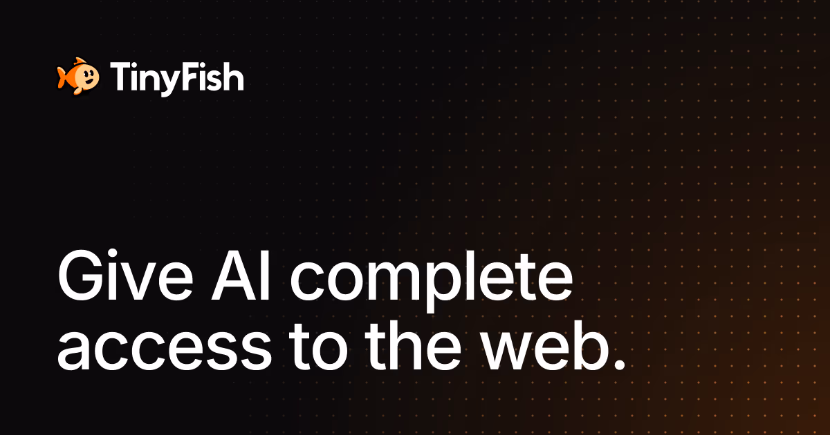 Tinyfish og image design — Engineering & Infrastructure