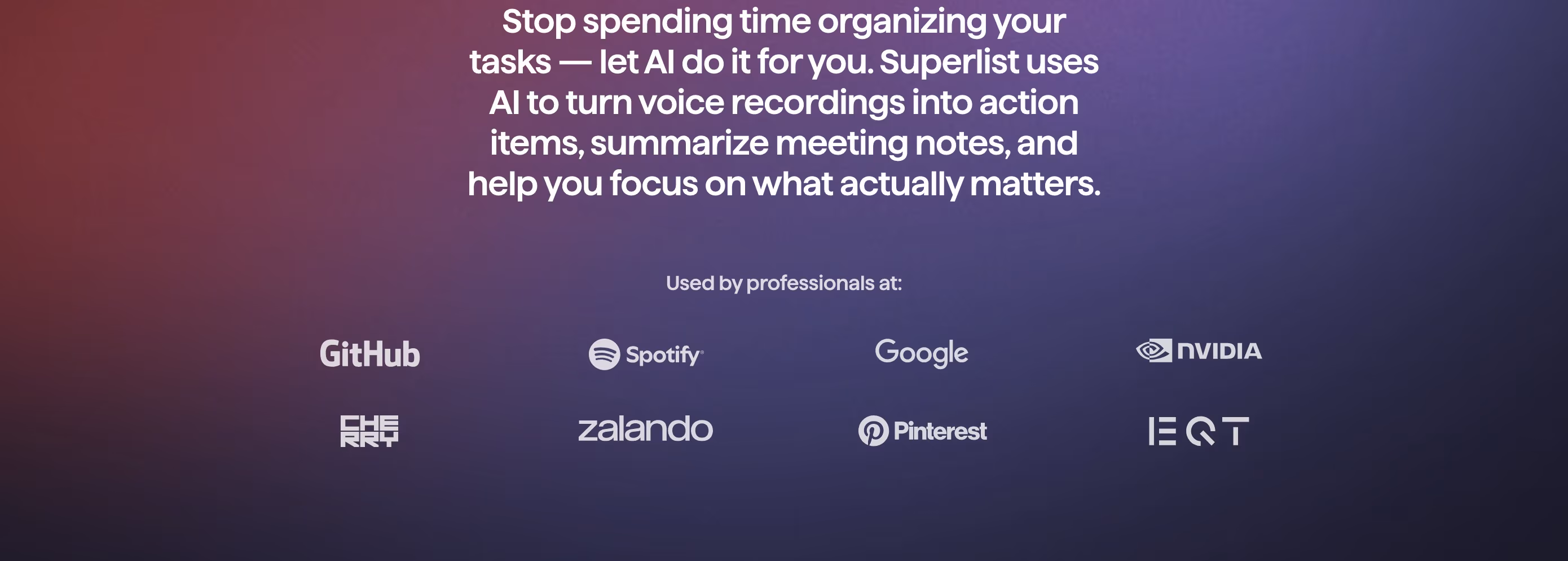 Superlist logo cloud design — Productivity & Collaboration