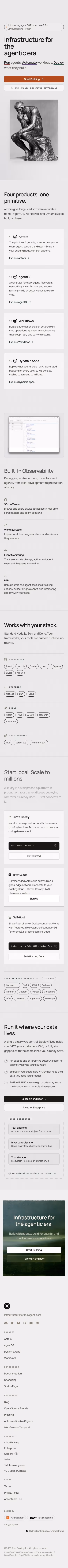 Rivet mobile design — Engineering & Infrastructure