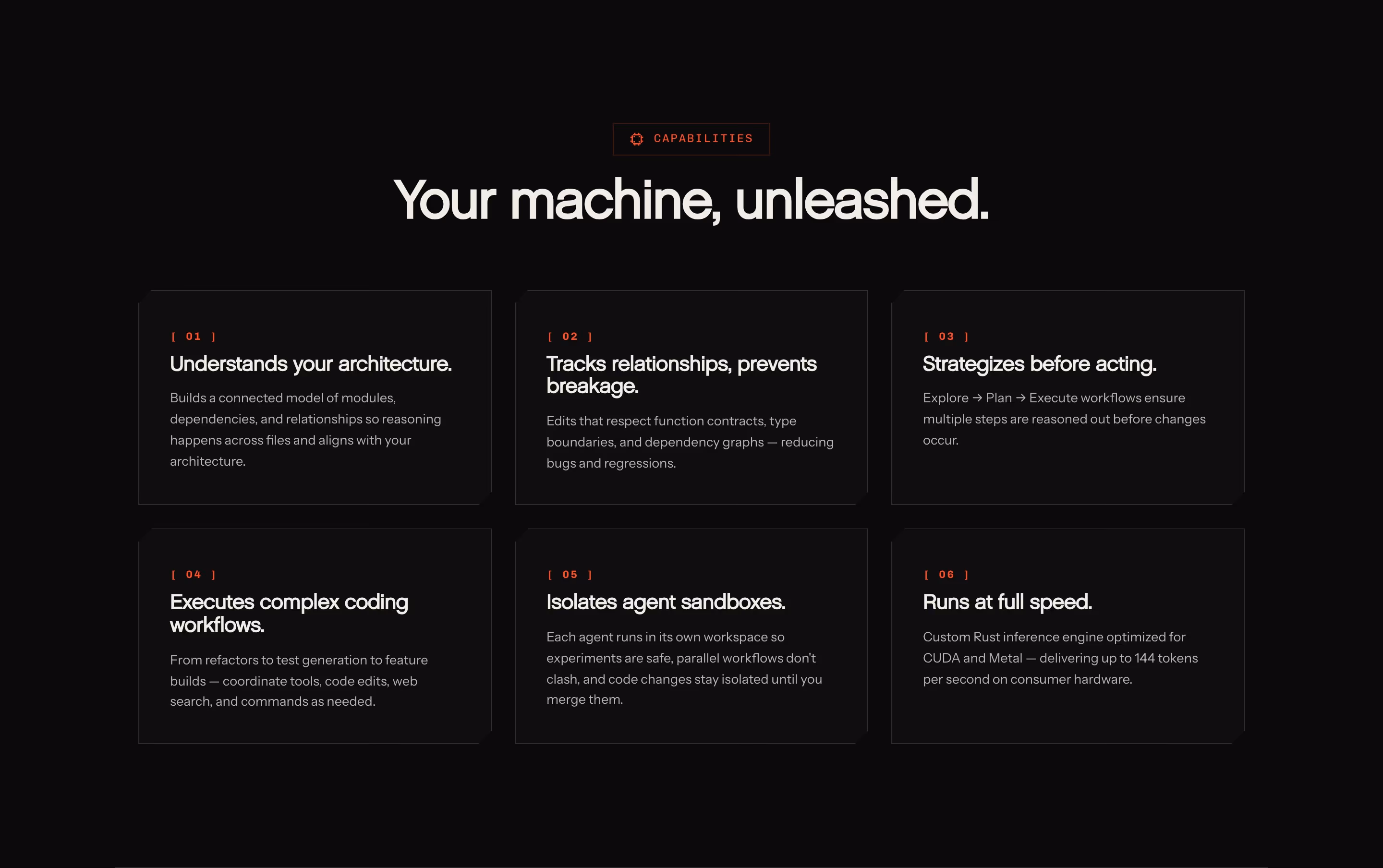 Rig feature design — Engineering & Infrastructure