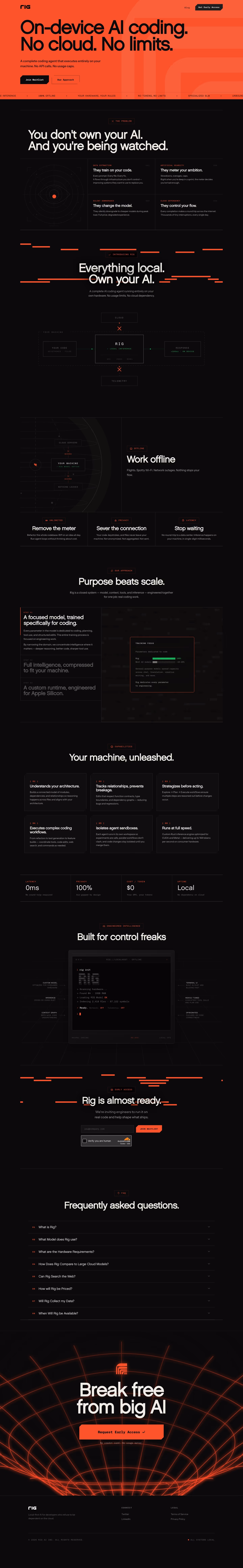 Rig full landing page screenshot (desktop)