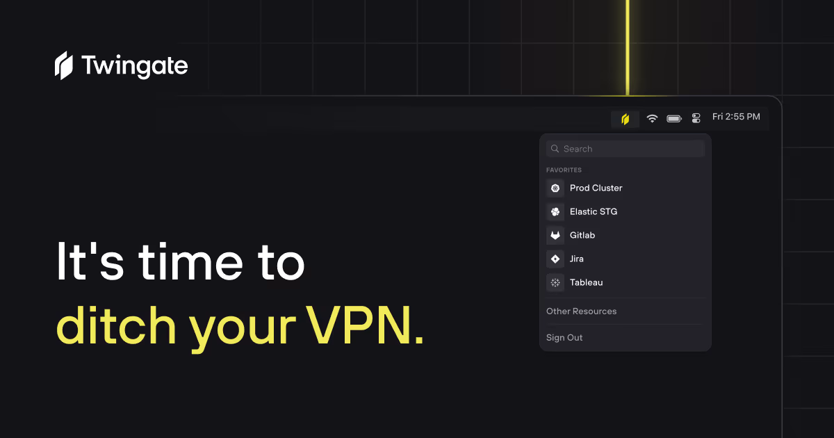 Twingate og image design — Security