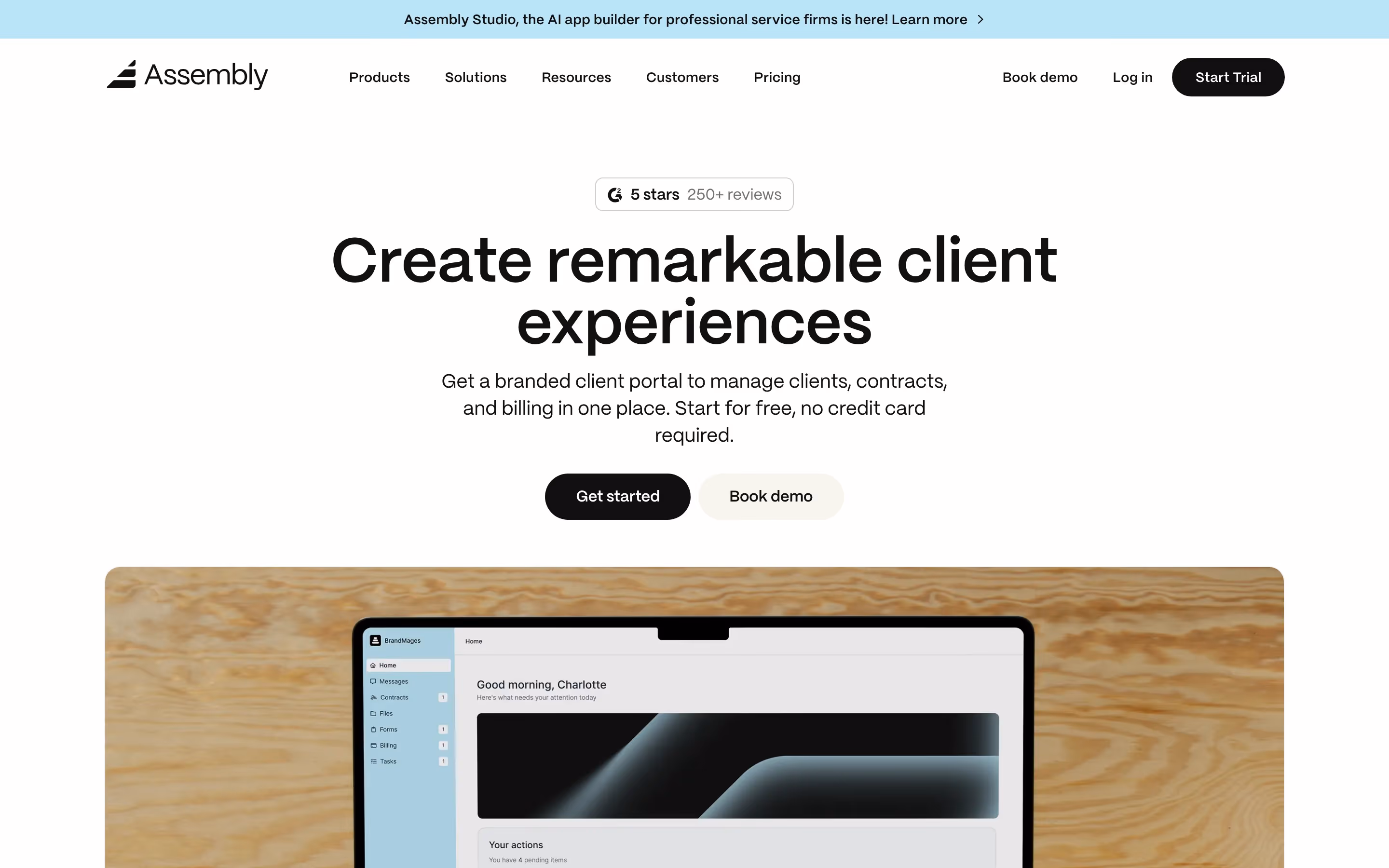 Assembly hero design — Sales & Support