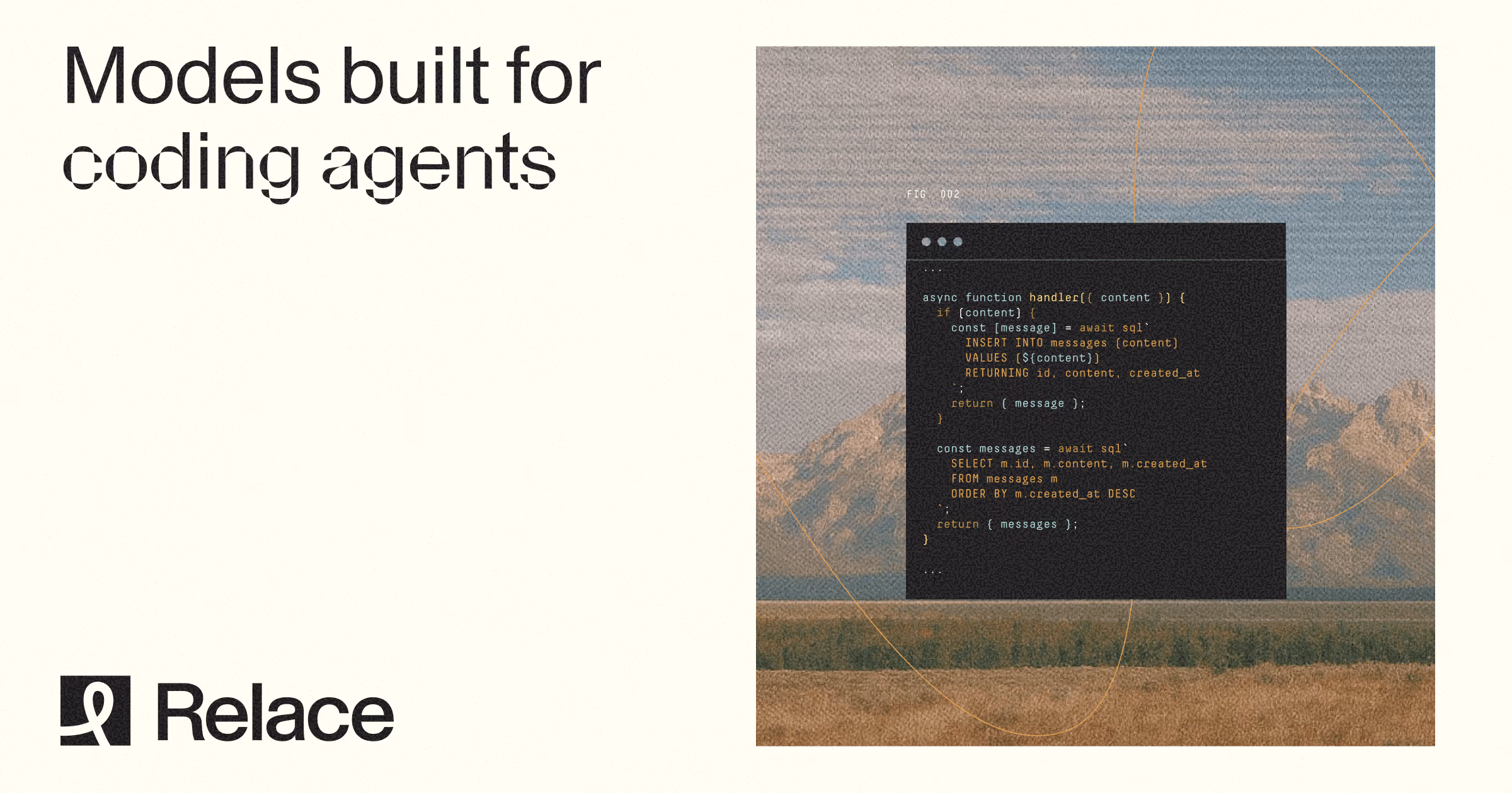Relace og image design — Engineering & Infrastructure