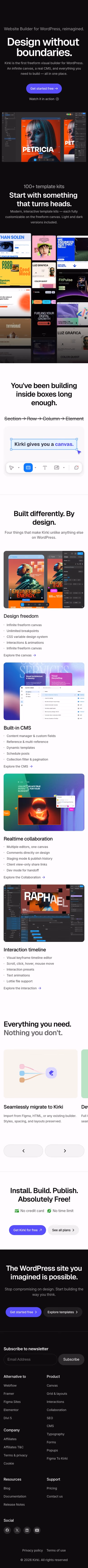 Kirki mobile design — Design & Creative