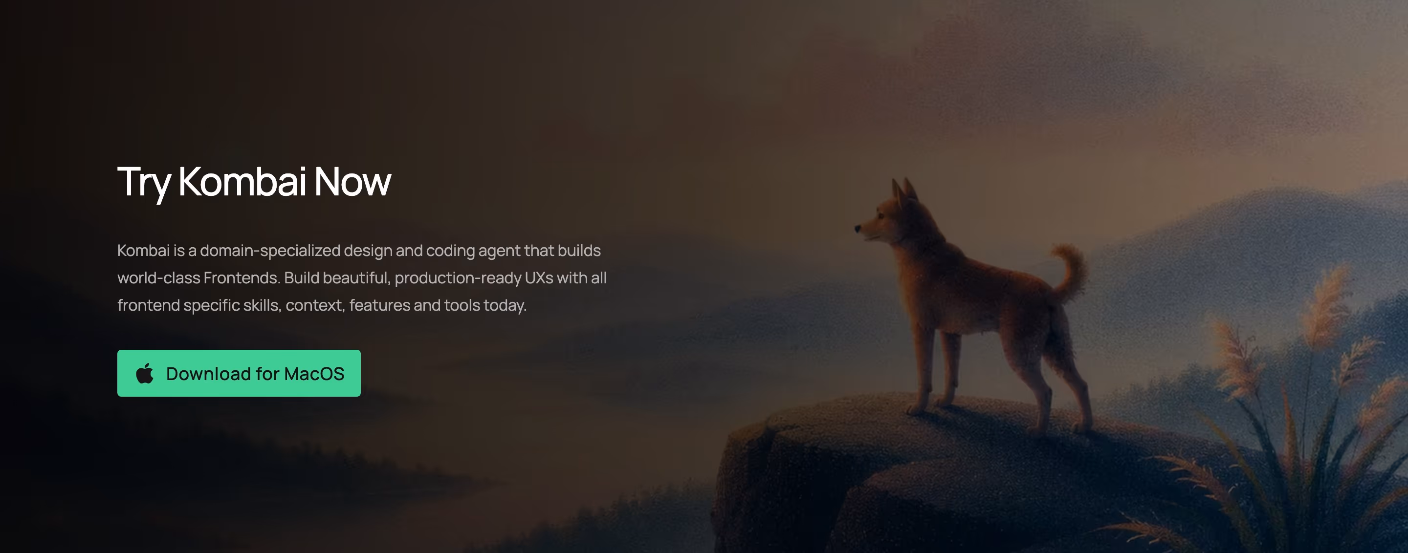 Kombai cta design — Engineering & Infrastructure