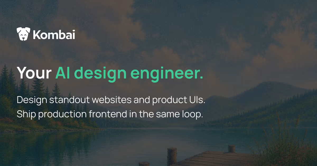 Kombai og image design — Engineering & Infrastructure