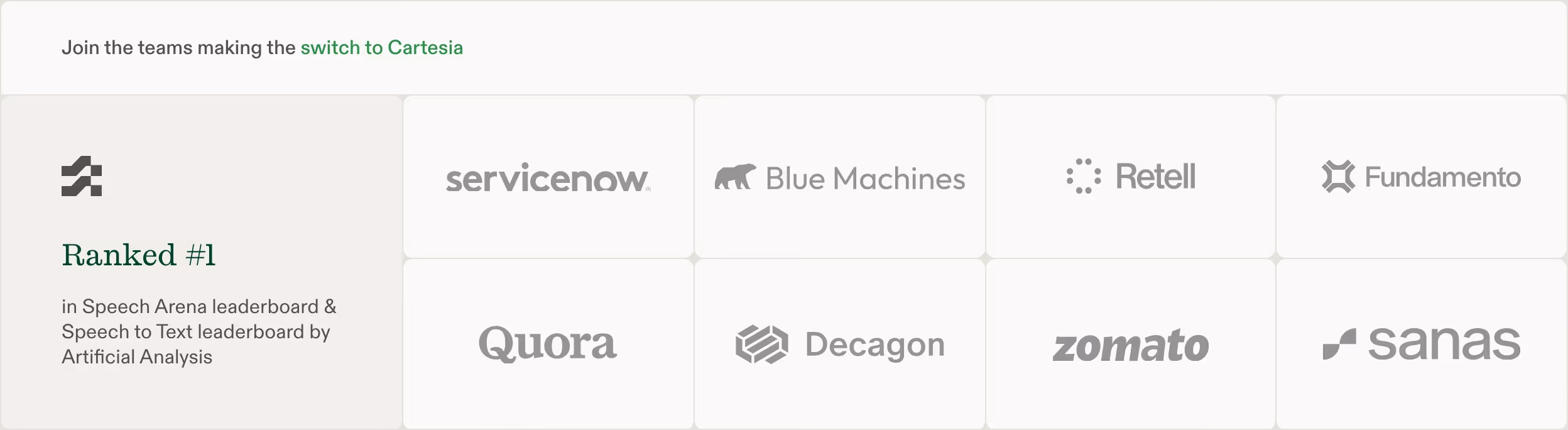 Cartesia logo cloud design — Engineering & Infrastructure