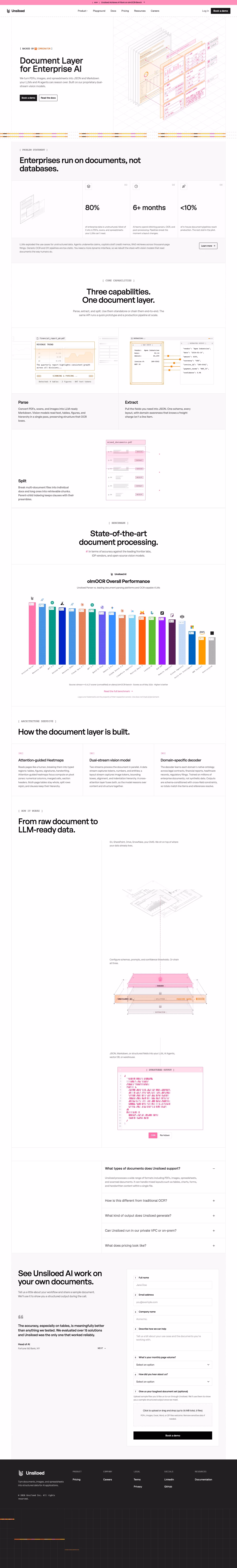 Unsiloed full landing page screenshot (desktop)