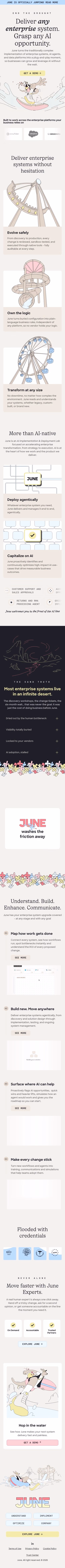 June AI mobile design — Engineering & Infrastructure