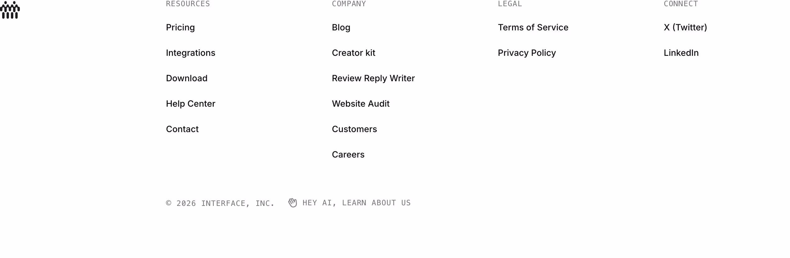 Beside footer design — Sales & Support