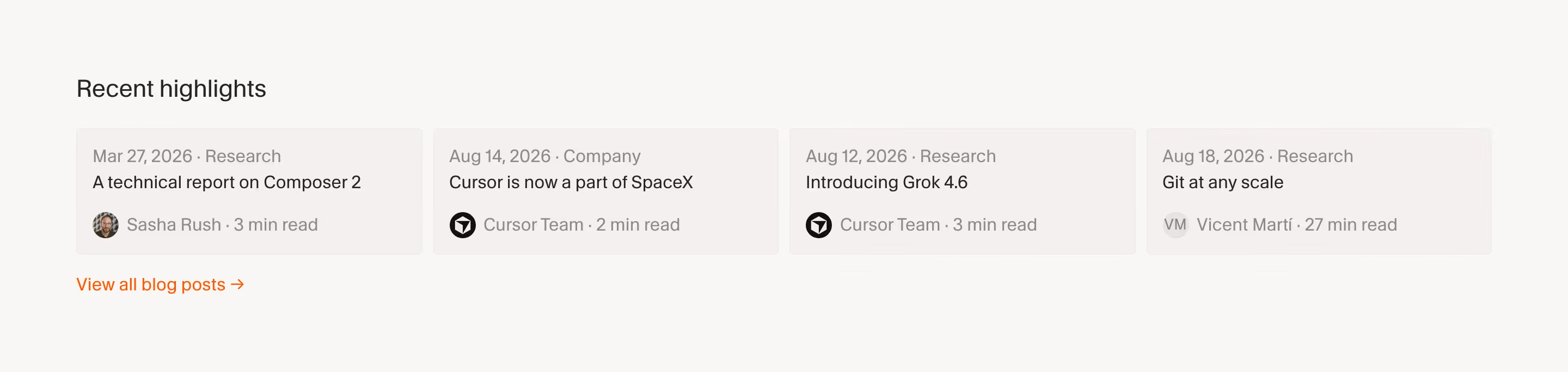 Cursor feature design — Engineering & Infrastructure