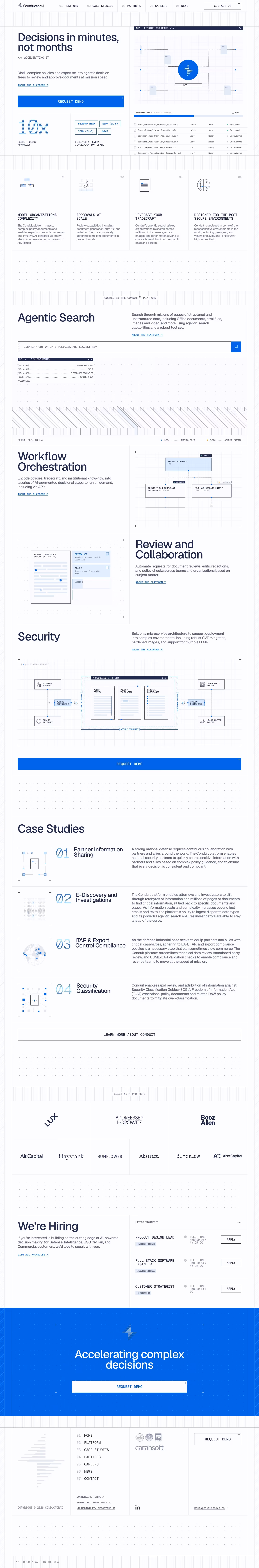 Conductorai full landing page screenshot (desktop)