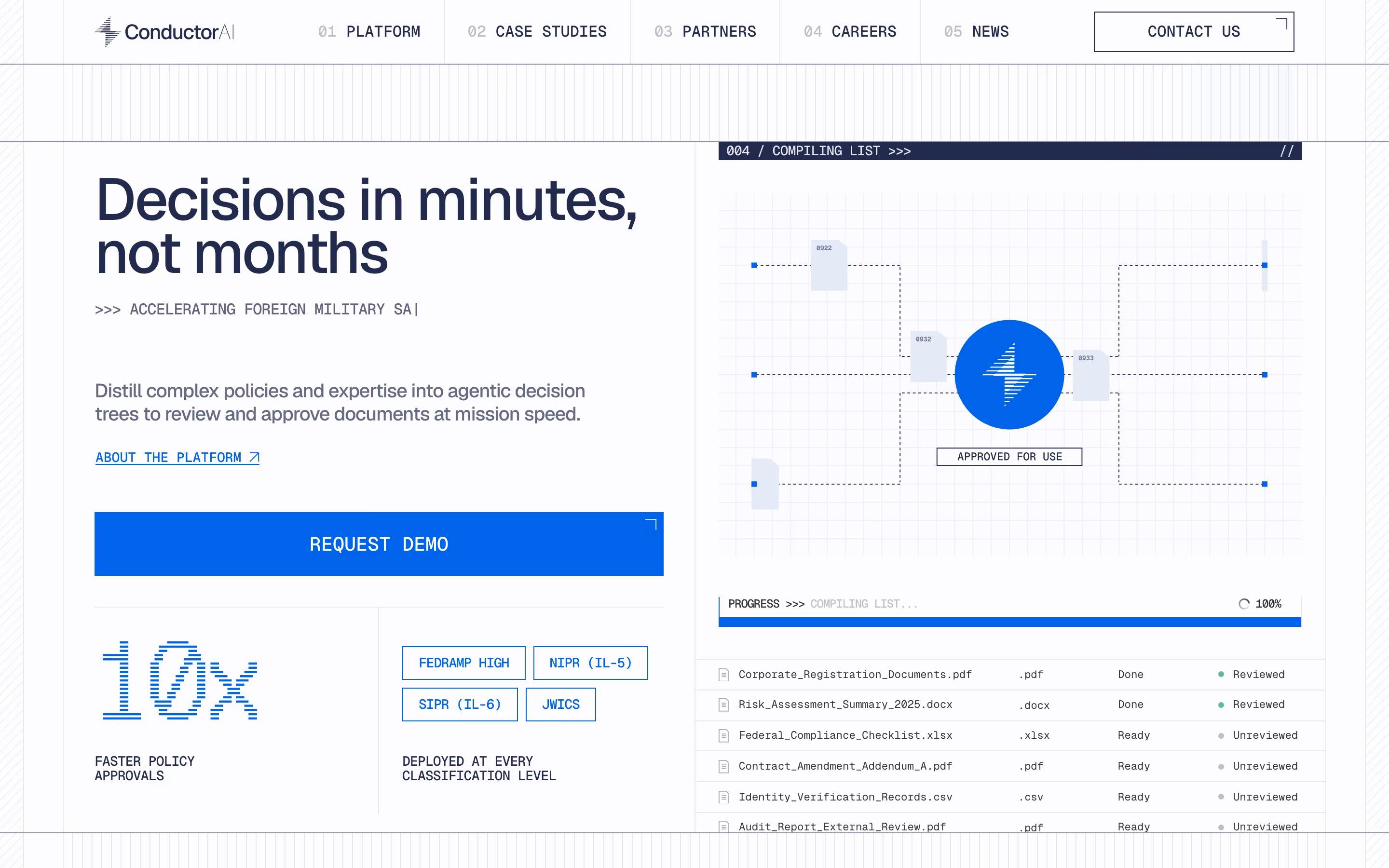 Conductorai hero design — Security