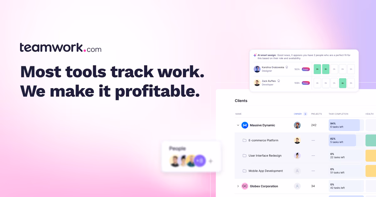 Teamwork og image design — Productivity & Collaboration