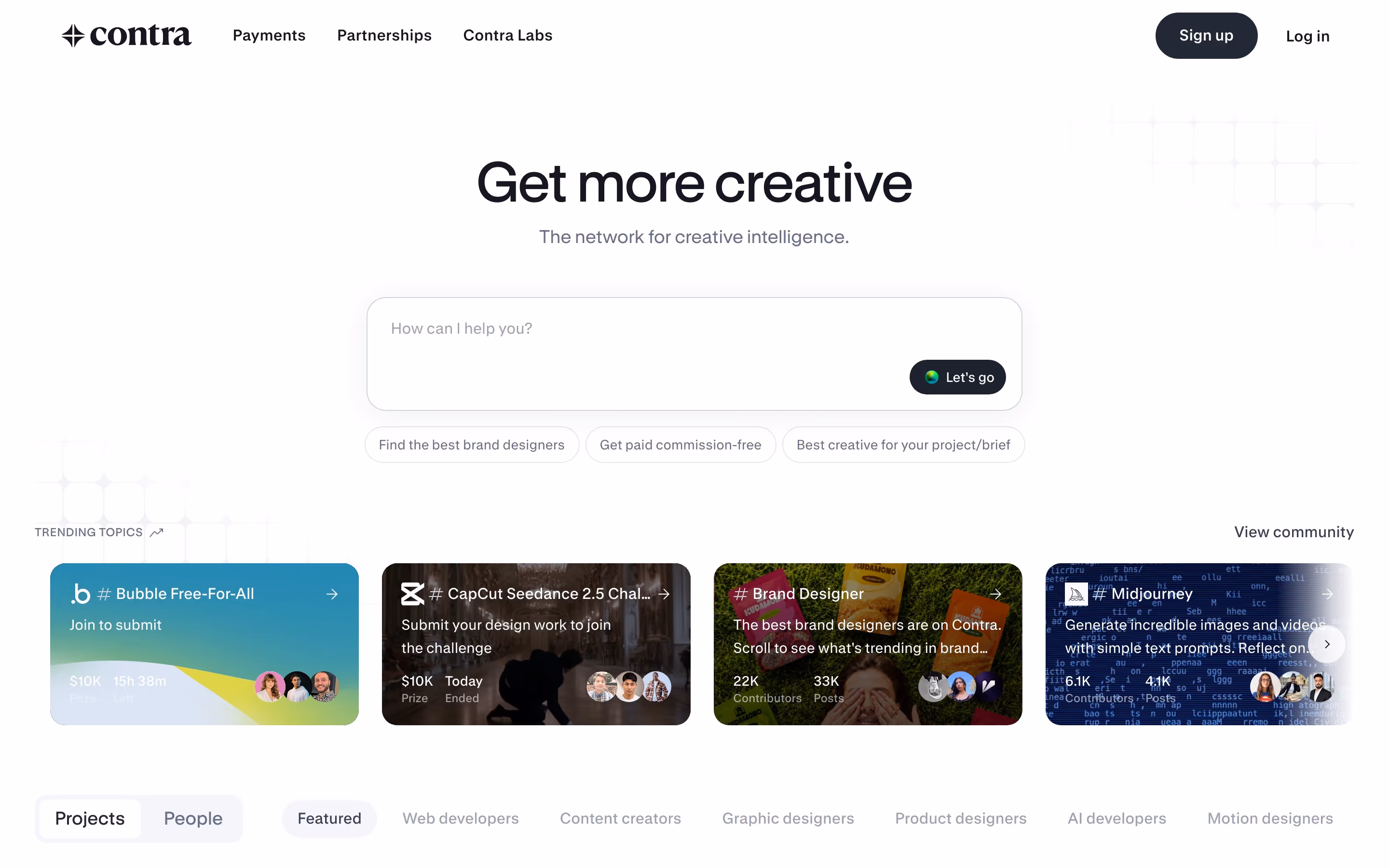Contra hero design — Sales & Support