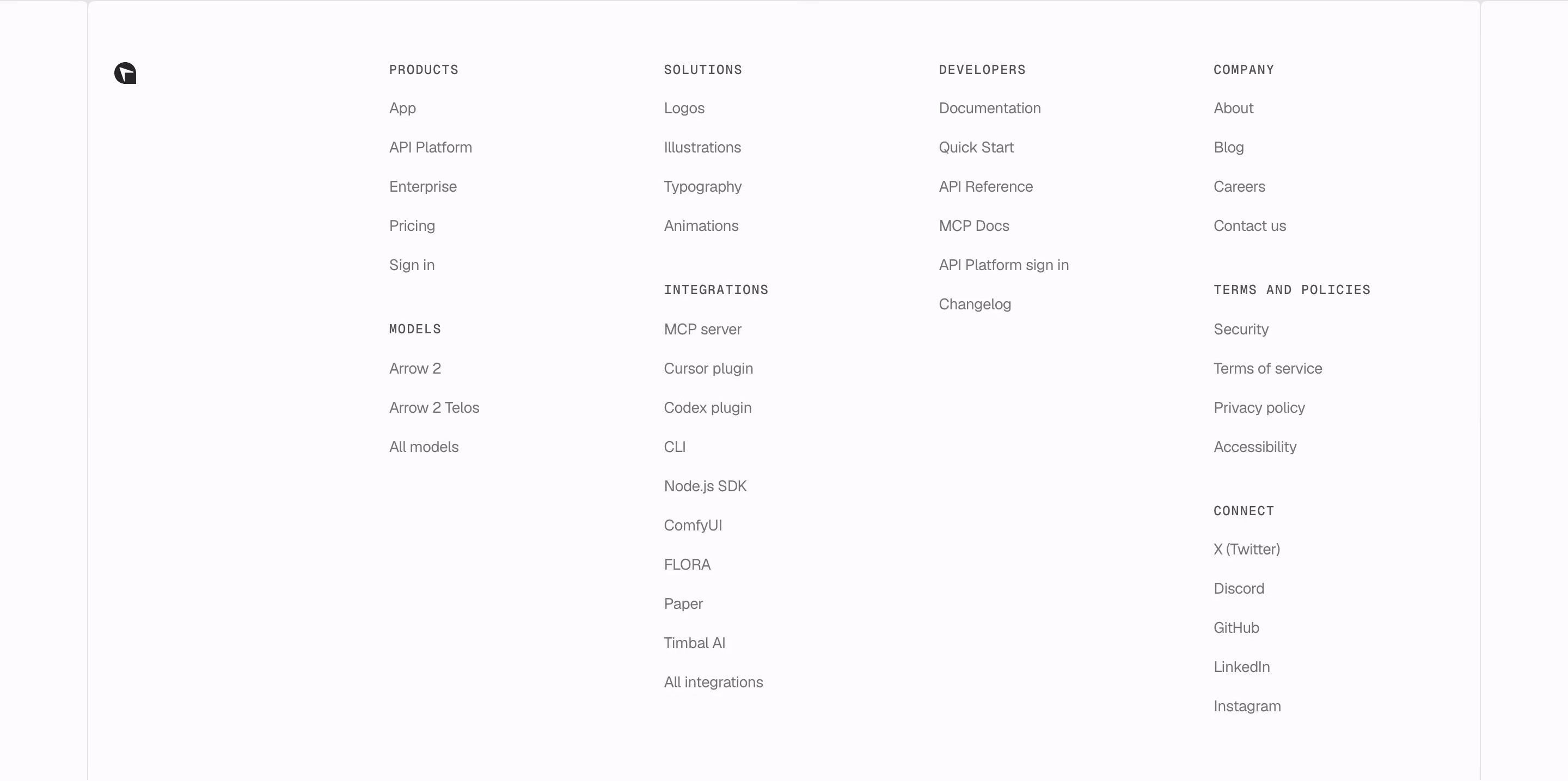 Quiver footer design — Design & Creative