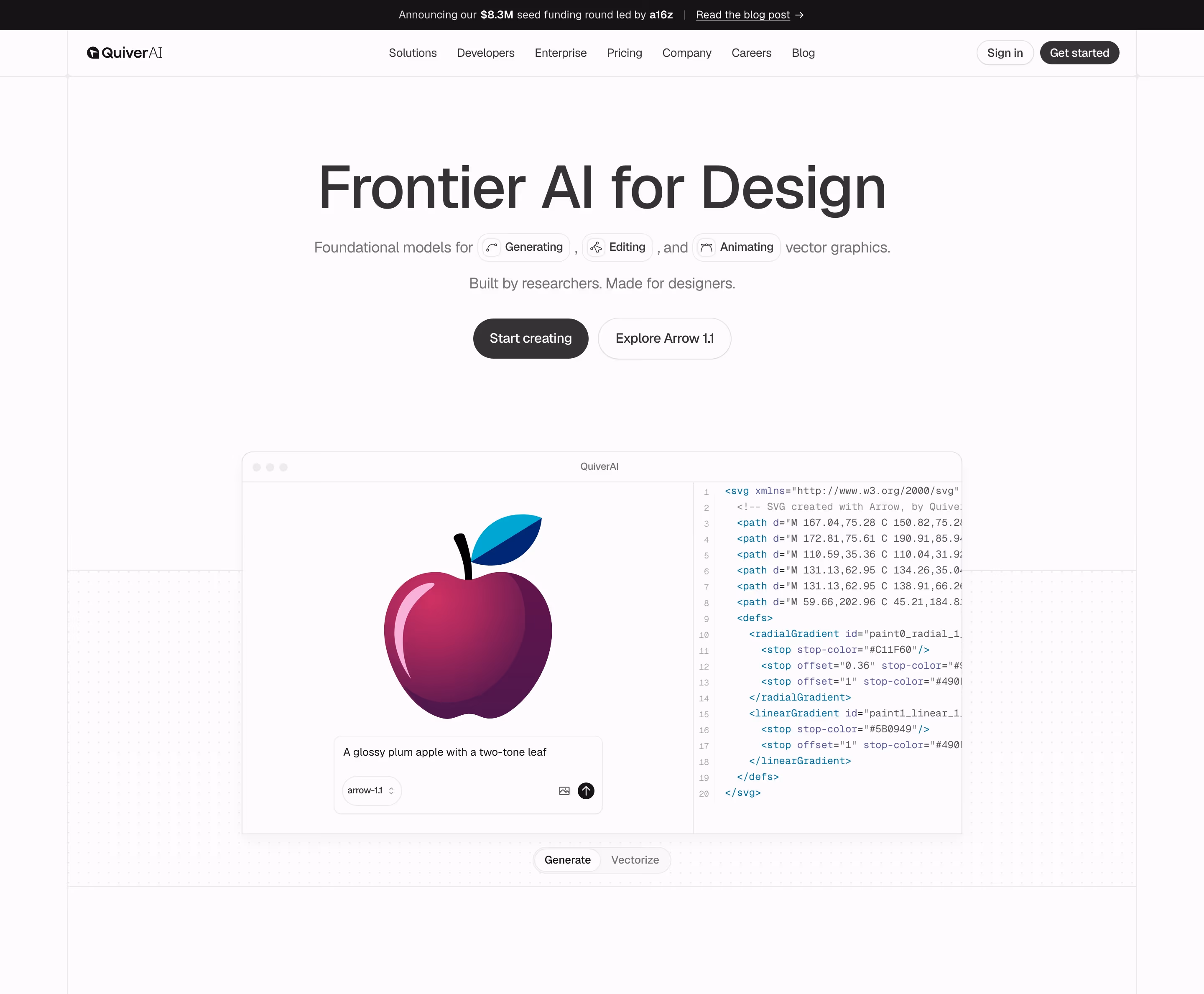 Quiver hero design — Design & Creative