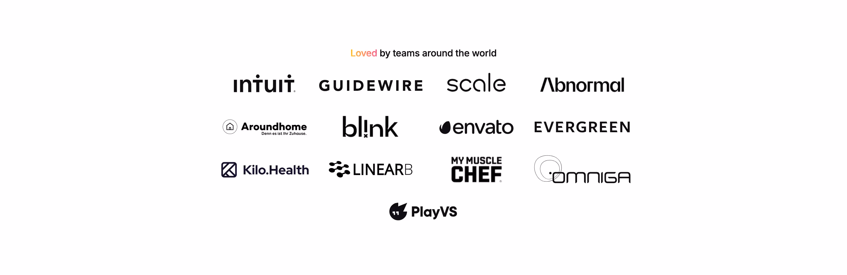 Plasmic logo cloud design — Marketing
